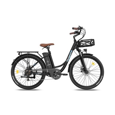 FAFREES F26 Lasting električni bicikl 26" 250W 20,3Ah, crni